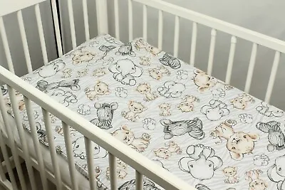 2 3 4 5 Pc Bedding Set Nursery Baby 100% Cotton For Cot Bed Zebra Jungle Giraffe • £9.99