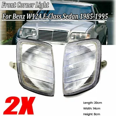 $30.84 • Buy White Turn Signal Corner Light Lens For Mercedes W124 E Class E320 E500 1985-95
