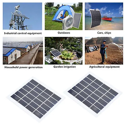 £7.31 • Buy 6V Solar Panel Mini Waterproof Monocrystalline Solar Panel 2pcs For Home GS