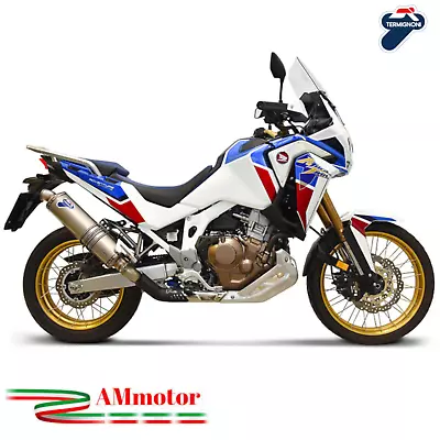 Exhaust Muffler Motorcycle Termignoni Honda Crf 1100L Africa Twin 2020 Titanium • $1060.10