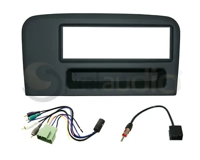 Radio Stereo Dash Kit Combo Single DIN + AMP Wire Harness + Antenna VO22 • $49.99