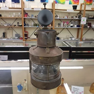 1940's Nautical Oil Burning Ship's Deck/Masthead Lantern Patt. 25 A • $225