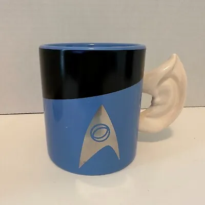 £21.63 • Buy Just Funky 2016 Star Trek Molded Spock Ear Coffee Mug Cup Blue Black White