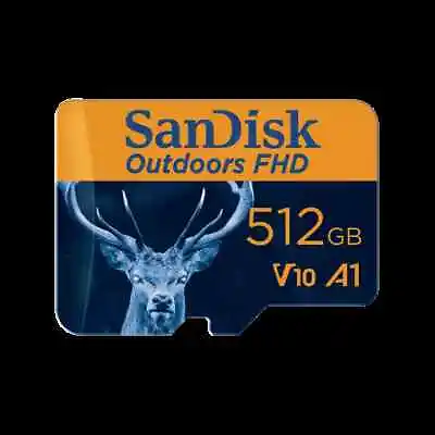 SanDisk 512GB Outdoors FHD MicroSDXC UHS-I Memory Card - SDSQUBL-512G-GN6VA • $69.99