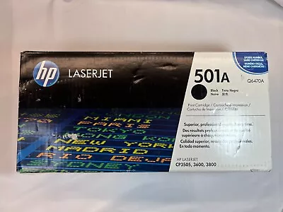 HP LaserJet Print Cartridge 501A Black Q6470A • $23