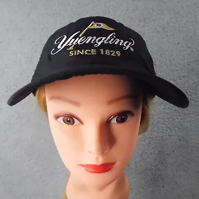 YUENGLING Since 1829 Adult Cap Hat Embroidered Hook & Loop Adjustable Black • $12.95