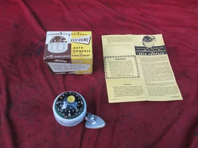 $100 • Buy NOS Vintage Original Airguide Accessory COMPASS Car Truck GM Chevy Buick Ford