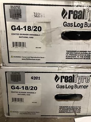 Peterson Real Fyre G4-18/20 18  Standard Vented Natural Gas Burner | Open Box • $220