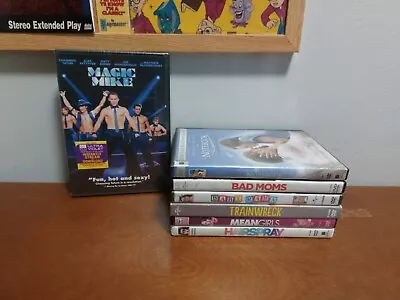 DVD Lot Comedy Chick Flicks Hairspray Magic Mike The Notebook Twilight Bad Moms • $6