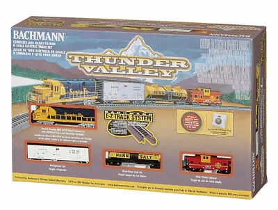 N Scale Bachmann 24013 ATSF Santa Fe Thunder Valley Train Set W/E-Z Track • $175.20