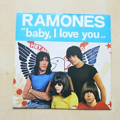 RAMONES Baby I Love You / High Risk Insurance Original Dutch 7  Sire 1980 • £32.79