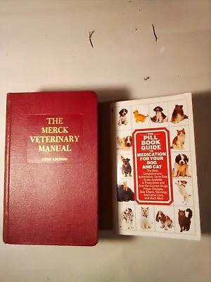 Merck Vet Manual Fifth Edition / The Pill Book Guide Book Lot • $20