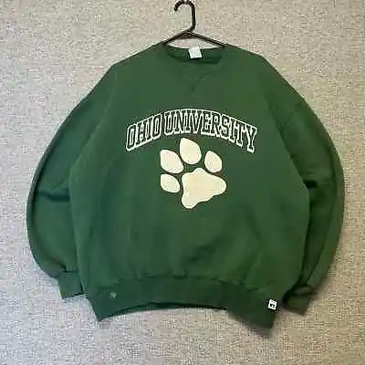 Vintage 1990s Russell Athletic Ohio University Bobcats Sweatshirt • $33.99