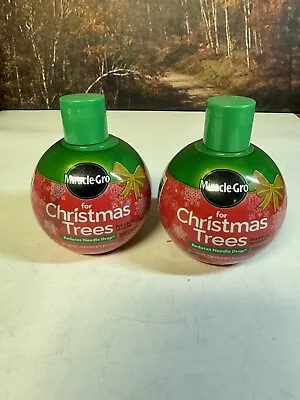 2 X Miracle-Gro For Christmas Trees~ Liquid Plant Food REDUCES NEEDLE DROP • $14.99