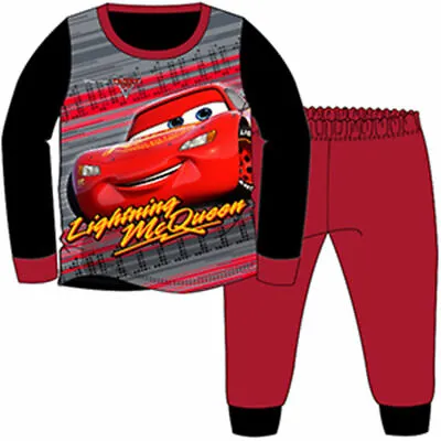 £2.99 • Buy Boys Cars Pyjamas PJs Disney Lightning McQueen Cars Nightwear Age 1.5 - 5 Years