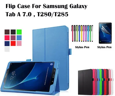 Flip Leather Case Cover/Screen Protector For Samsung Galaxy Tab A 7.0-inch(2016) • $14.99