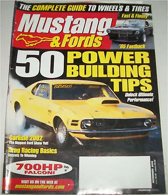 November 2002 Mustangs & Fast Fords Magazine  • $2