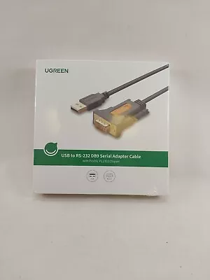 New UGREEN USB To RS232 Adapter Serial Cable DB9 Male 9 Pin PL2303 Chipset RS-2 • $11.95