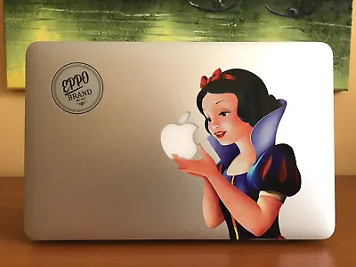 Snow White Anti-scratch Sticker Vinyl Decal For Apple Macbook 11  12  13  • £4.19