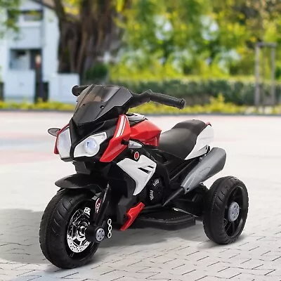 £49.99 • Buy Kids Electric Motorcycle Ride-On Toy 6V Battery Music Horn Lights Red