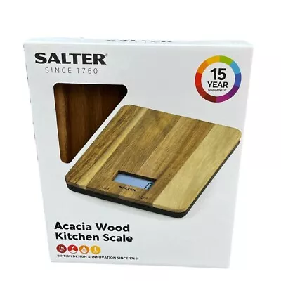 Salter Acacia Wood Scale • £6.95