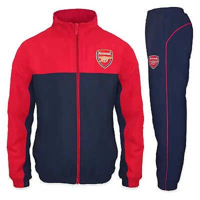 £39.99 • Buy Arsenal FC Boys Tracksuit Jacket & Pants Set Kids OFFICIAL Football Gift