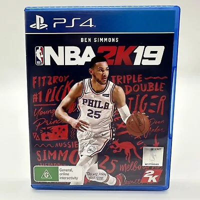 NBA 2K19 PlayStation 4 PS4 PAL (Tested & Working) • $8.95