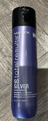 £29.95 • Buy 4 X Matrix Total Results So Silver Color Obsessed Purple Toning Shampoo 300ml