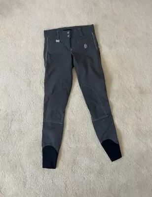 B Vertigo Grey Knee Patch Breeches Size XXS • $60