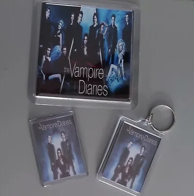 Vampire Diaries Collectable Coaster Magnet Keyring Birthday Christmas Gift • £12