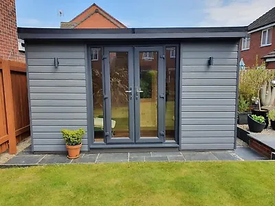 Insulated Garden Room Home Gym Garden Office Garden Studio Man Cave Annexe • £14999