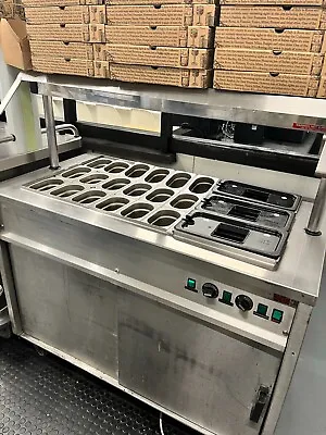 Commercia Stainless Steel Hot Bain Marie Carvery Hot Cupboard With 21 G/N Pans • £650