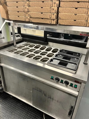 Commercia Stainless Steel Hot Bain Marie Carvery Hot Cupboard With 21 G/N Pans • £650