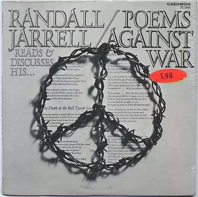 Vinyl Record Randall Jarrell Reads And Discusses His Poems Against War • $75