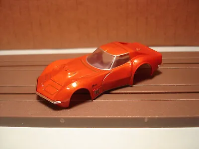 $12.99 • Buy AFX RACING H.O. SCALE SLOT CAR BODY ONLY 1971 Corvette 454 ONTARIO ORANGE