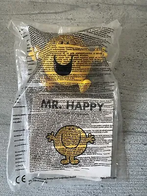 McDonalds Happy Meal Toy 2003 Mr Men Little Miss - Toy & Book - Mr Happy • £9.99