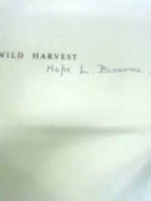 Wild Harvest (Hope L. Bourne - 1979) (ID:86237) • £28.01