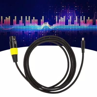 Flexible XLR To USB C Cable Adapter For High-Quality Audio Connectivity • £9.41