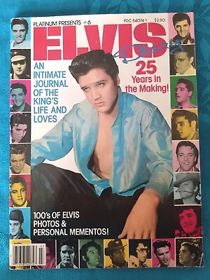 Platinum Presents #6 Elvis Presley 1979 Diary 25 Years In The Making 100+ Photos • $10