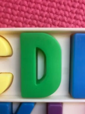 Fisher Price School Day Desk REPLACEMENT MAGNETIC Alphabet Letter ( D ) Vtg 1972 • $2.95