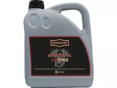 Motor Factory SAE 20W50 Harley VTwin Mineral Engine Oil 4 Litres • £42.75