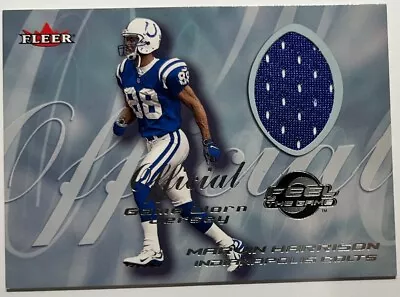 2000 Fleer Tradition #NNO Marvin Harrison Feel The Game Used Jersey • $7.99