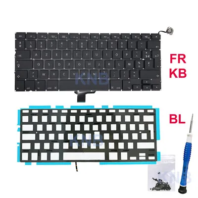 New For Macbook Pro 13  A1278 French Keyboard + Backlight +Screw 2009-2012 Years • $22.99