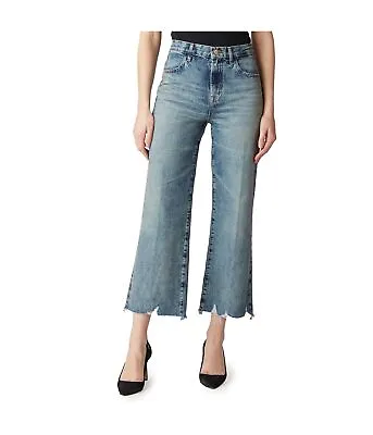 J Brand Womens Joan Crop Wide Leg Jeans Blue 26 • $169.57