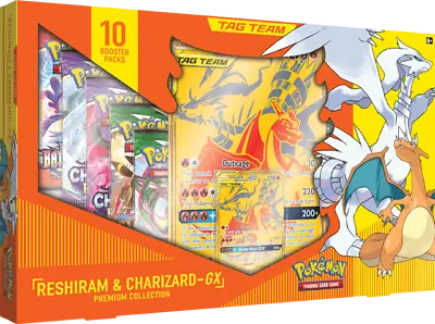 $89.99 • Buy Pokemon TCG Reshiram And Charizard GX Premium Collection