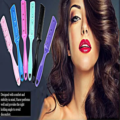Hairdressing Hair Shaper Thinning Layer Hair Cutting Razor Comb Lightweight Lgb • £2.95