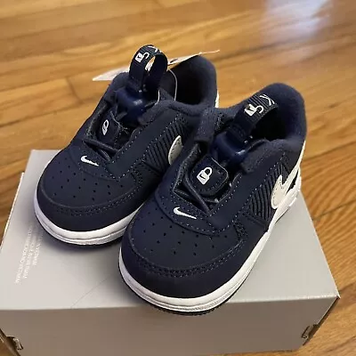 Nike Air Force 1 Toggle SE (TD)  Midnight Navy Infant Toddler Size 3C DB1819 400 • $55