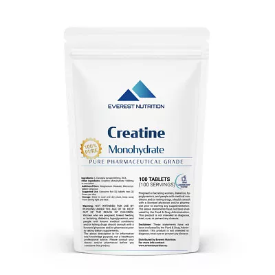 Creatine Monohydrate 1000 Mg Tablets Muscle Grow Regeneration Strength • $39.89