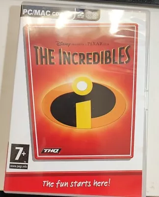 PC/MAC CD-ROM - Disney Pixar THE INCREDIBLES - 2004 - 2 CD SET • £2.49