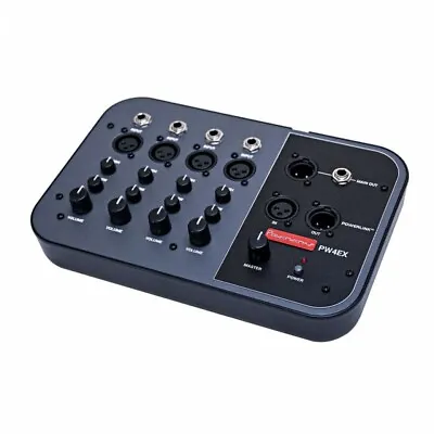£33.99 • Buy Powerwerks 4 Channel Mixer With Mono Output - PW4EX